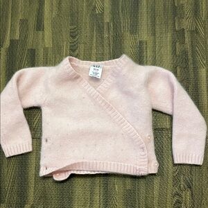 GAP Light Pink Wrap Cardigan